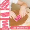 3Pcs Fish Cookie Cutter Plastic Fish Cookie Mold Reusable Fish Cracker Cookie Cutter Mini Cracker Cutter Multifunctional Fish