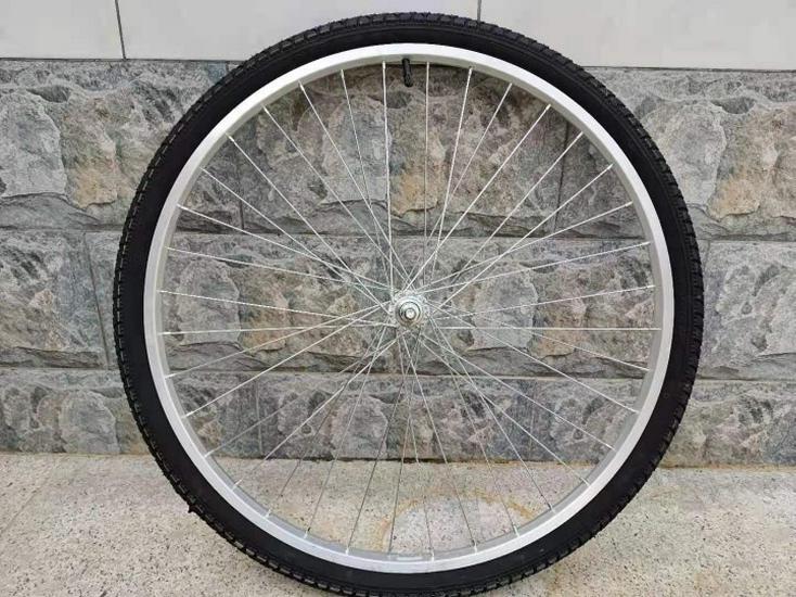 20-Inch 24-Spoke Bicycle Wheelset with Tires, Fully Assembled, Ready to Ship