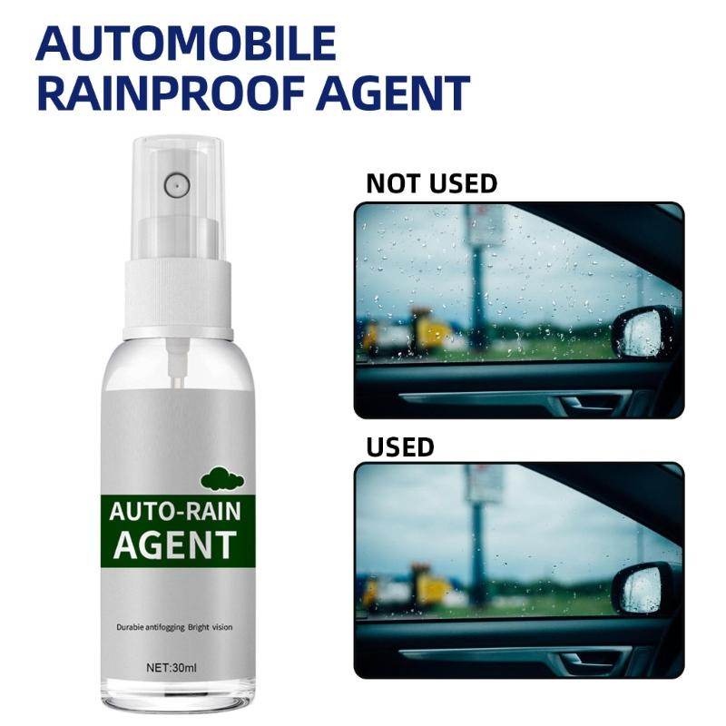 30ml Portable Car Rain Repellents Water Repellents Coating Enhances Visibility in Rainy Night Conditions for Safe Driving