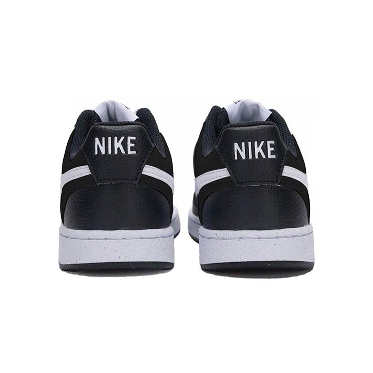 Nike Court Vision Abrasion Resistant Low top Skateboard Shoes Unisex Black White DH3158-003(Team331-)