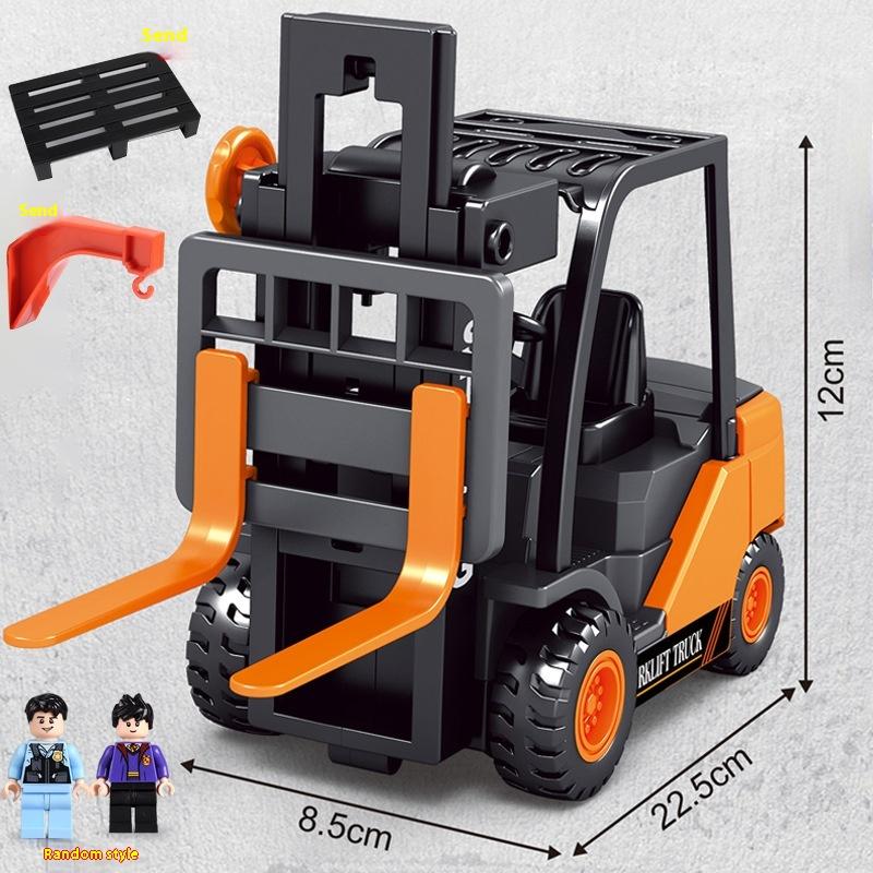 

Детская инженерная игрушка-симулятор автомобиля, вилочный погрузчик, инерционный, большой погрузчик, игрушечный автомобиль для мальчика в подарок