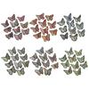 10 Unidades Pegatinas Holográficas de Mariposas Calcomanías de PET Impermeables para Portátiles Botellas de Agua Fundas de Teléfono Manualidades DIY Álbumes de Recortes Diarios Decoración Vintage Bohemia