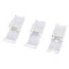 3 Pcs Sewing Machine Presser Foot Replacement for Designer Topaz 50 40 Sewing Machine Plastic Narrow Presser Feet