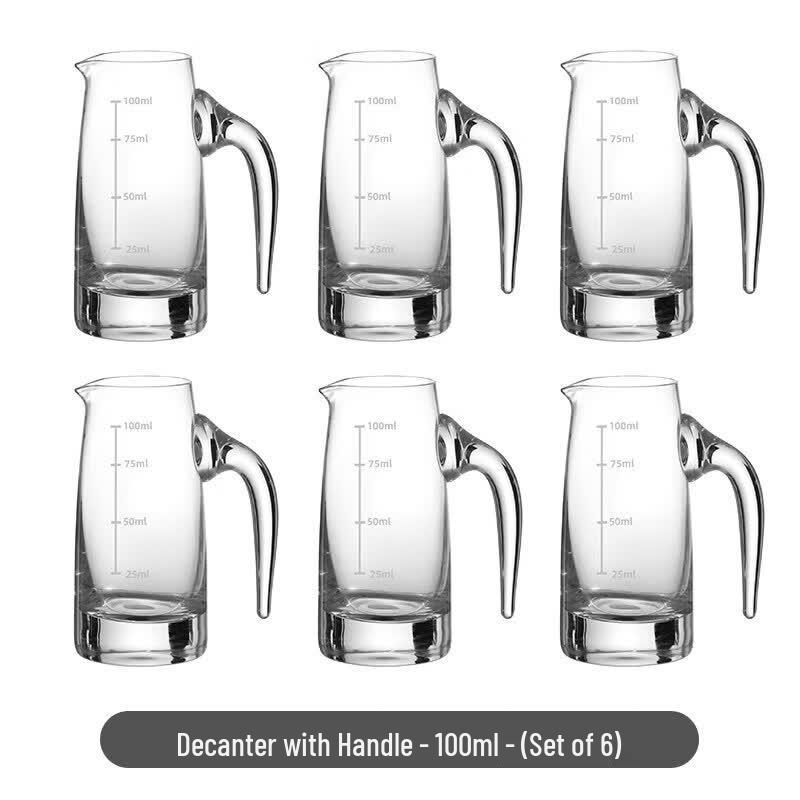 Qiwei Thickened Crystal Glass Wine Decanter 100ml