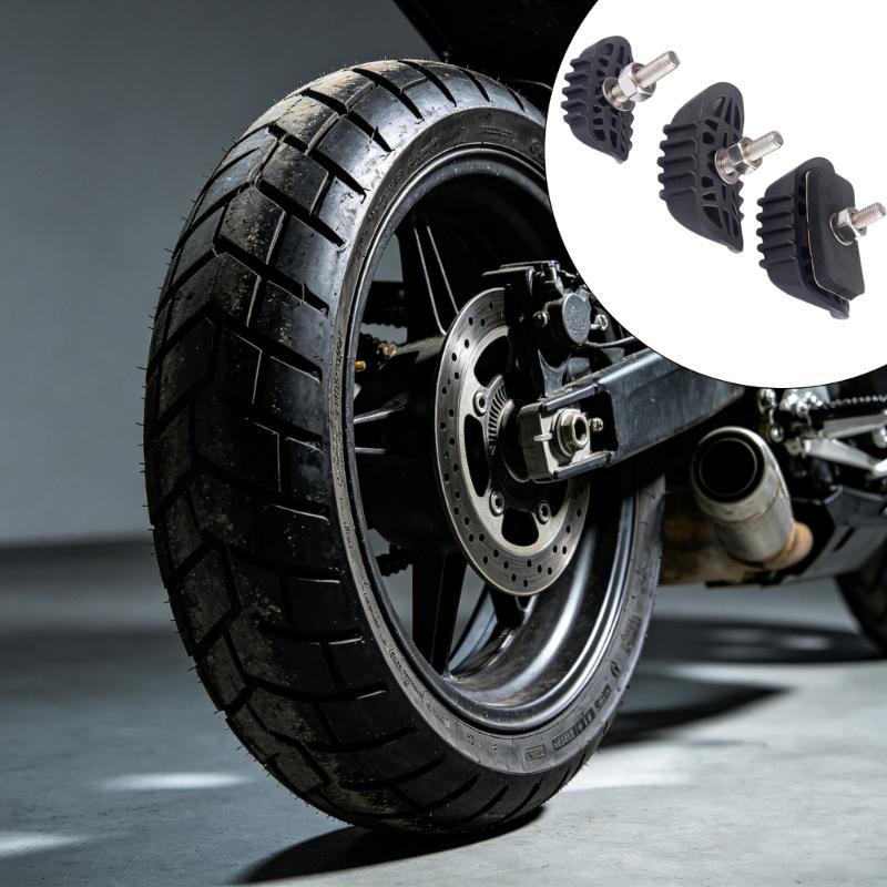 Aluminum Motorcycle Rims Lock Inner Tire Lock With Rubber Coating Available In 1.6" 1.85" 2.15" Size Option