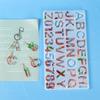 A-Z Alphabet Mold Reusable Number Keychain Silicone Mold Handmade 26 Letter Mold  DIY Crafts