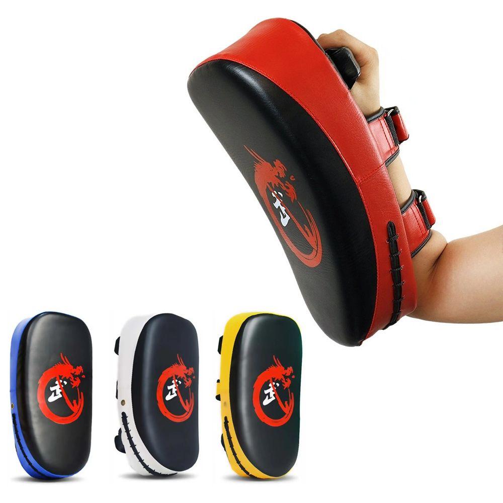 PU Leather Boxing Glove Kick Strike Shield for Muay Thai Taekwondo MMA Martial Arts Training