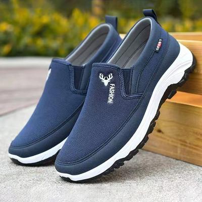 Herren Penny Bootsschuhe Sportschuhe Atmungsaktiv Orthopädisch Reise Plimsolls Flach Slip On für Outdoor-Aktivitäten Wandern Gehen
