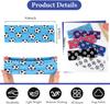 6 Pcs Soccer Headbands for Women Girls Elastic Sweatband Headbands Adjustable Athletic Headband for Daily, Running, Football