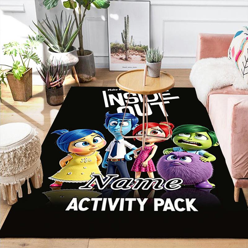 Custom 1Pc Inside Out Emotions Rug Office Carpet Indoor Outdoor Entrance Doormat Nonslip Soft And Comfortable Living Room D91681