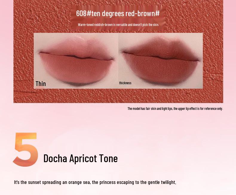 Colorkey Velvet Matte Lip Mud - Egg Series Lip Gloss for Women