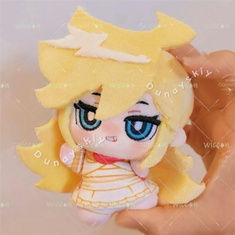 

Panty Stcking With Garterbelt 10cm Anime Chibi Plush Angel Wings Strapless Dress Print Design Kawaii Cute Cotton Cosplay Props One Size