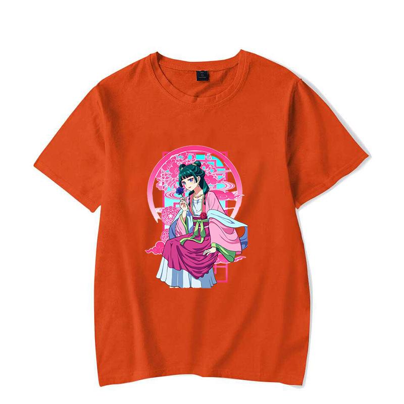 Hot Anime The Apothecary Diaries Maomao Print T-shirt Cool Summer Casual Loose T Shirt Women Men Harajuku Short Sleeve Tops