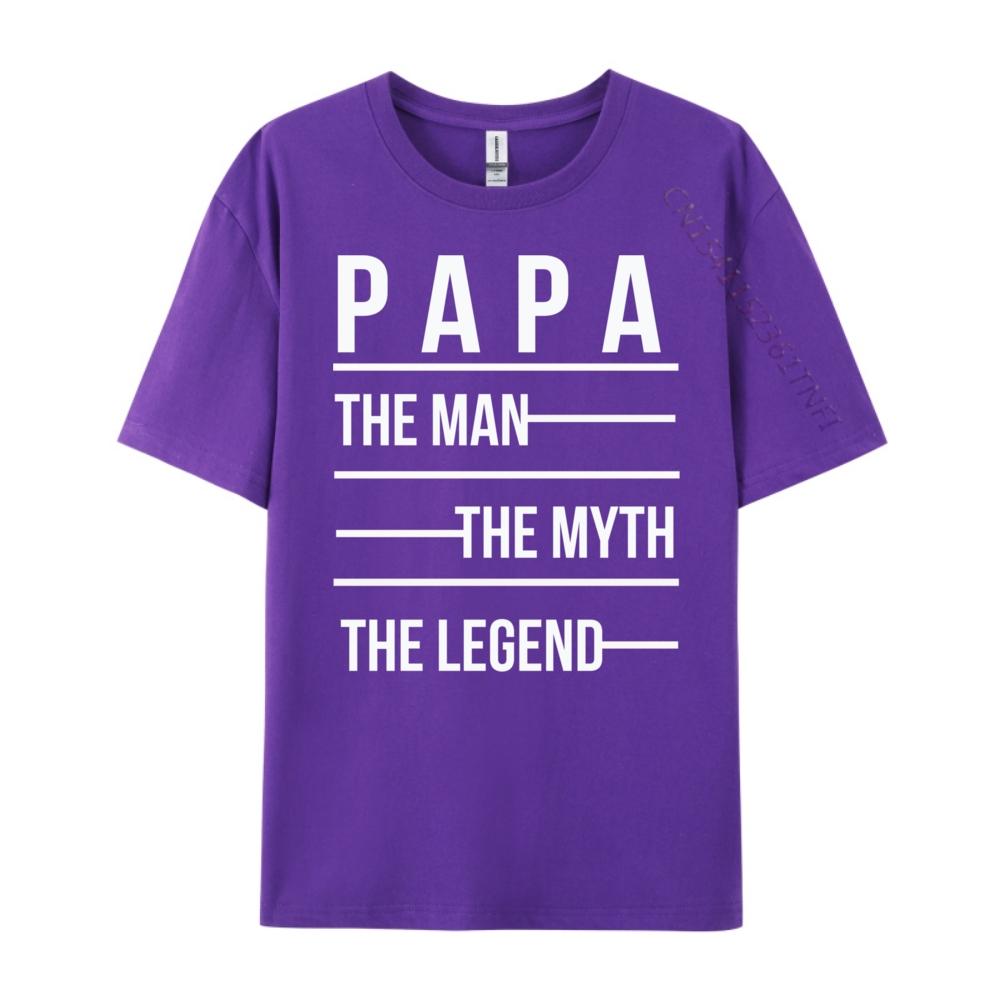Papa Myth Legend Mens Shirts Graphic Tee Man Clothes Grahpic Tee Shirt T Shirts