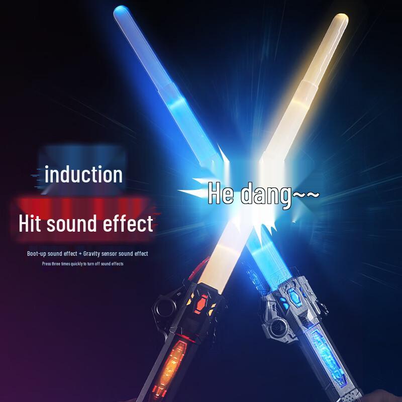 Children's Retractable 7-Color Changing Laser Sword