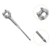 Barrel Drum Aluminum Bung Wrench Sturdy Practical Drum Wrench Multipurpose Drum Cap Wrench 2 and 3/4 Inch Bung Caps
