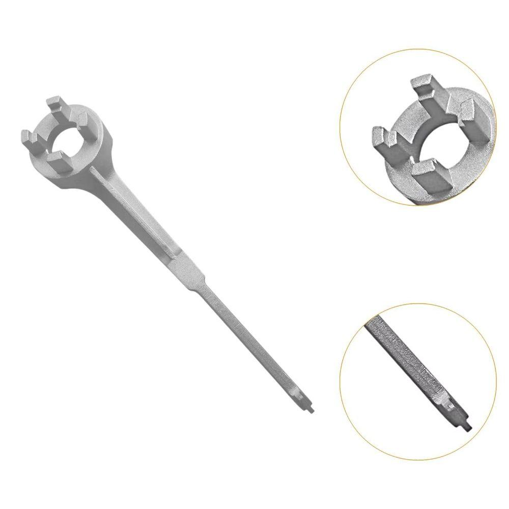 Barrel Drum Aluminum Bung Wrench Sturdy Practical Drum Wrench Multipurpose Drum Cap Wrench 2 and 3/4 Inch Bung Caps