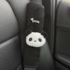 Cute Panda Car Seat Belt Cover Pad Soft Plush Shoulder Protector Extender Universal Fit for Men Women Cute Car Accessories Gifts