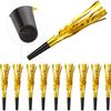 30pcs Golden Noise Makers Glitter Noise Makers Metallic Fringed Party Blowers for Adults Birthday Graduation Sporting Events Party Favor Supplies