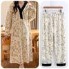 Maternity Labor and Postpartum Two-Piece Set: Summer/Autumn Nursing Gown and Inpatient Skirt for Pregnant Women