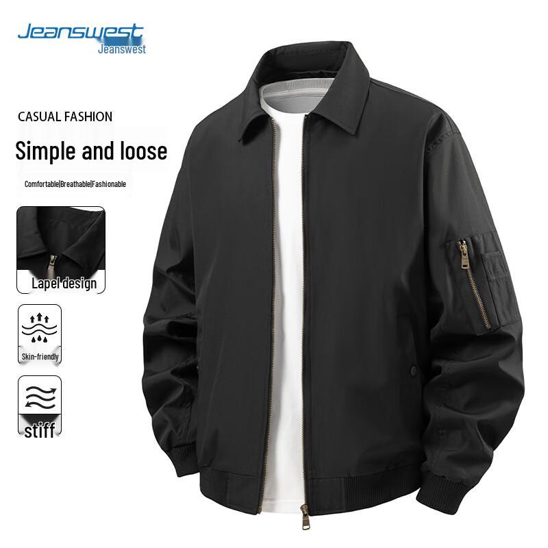 

JEANSWEST Men s Casual Bomber Jacket 3XL