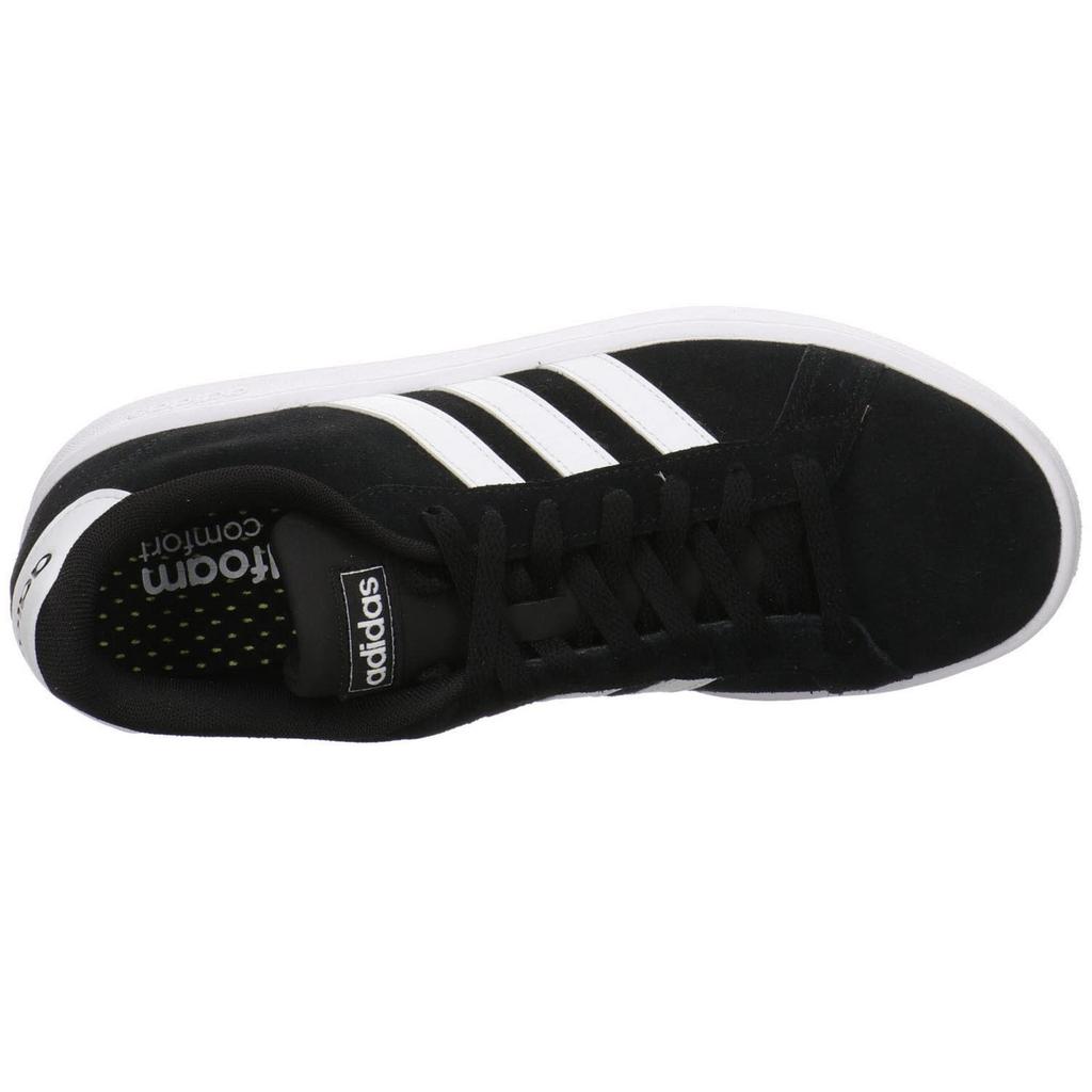 Adidas Grand Court LTO10 Core Black Size cm Sneakers, Black/Footwear White/Core (H04556), 29.5