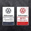 2025 Heiße JDM Statische Auto-Scheibenaufkleber Für Volkswagen Golf MK6 MK7 Passat Polo T5 Magotan Touran Scirocco Dekorative Embleme