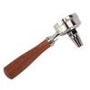 Portafilter 58mm with Bottom Detachable 304 Stainless Steel   Wood Handle Coffee Portafilter for Expobar for   for GA for Pandorra for XLVI