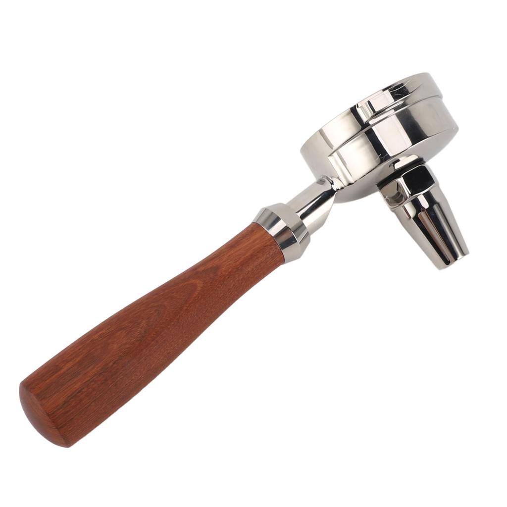 Portafilter 58mm with Bottom Detachable 304 Stainless Steel   Wood Handle Coffee Portafilter for Expobar for   for GA for Pandorra for XLVI