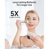 Facial Hair Removal for Women, 2-in-1 Electric Eyebrow Trimmer with LED Light, Rechargeable Hair Removal Device Face Shaver Facial Hair Remover for