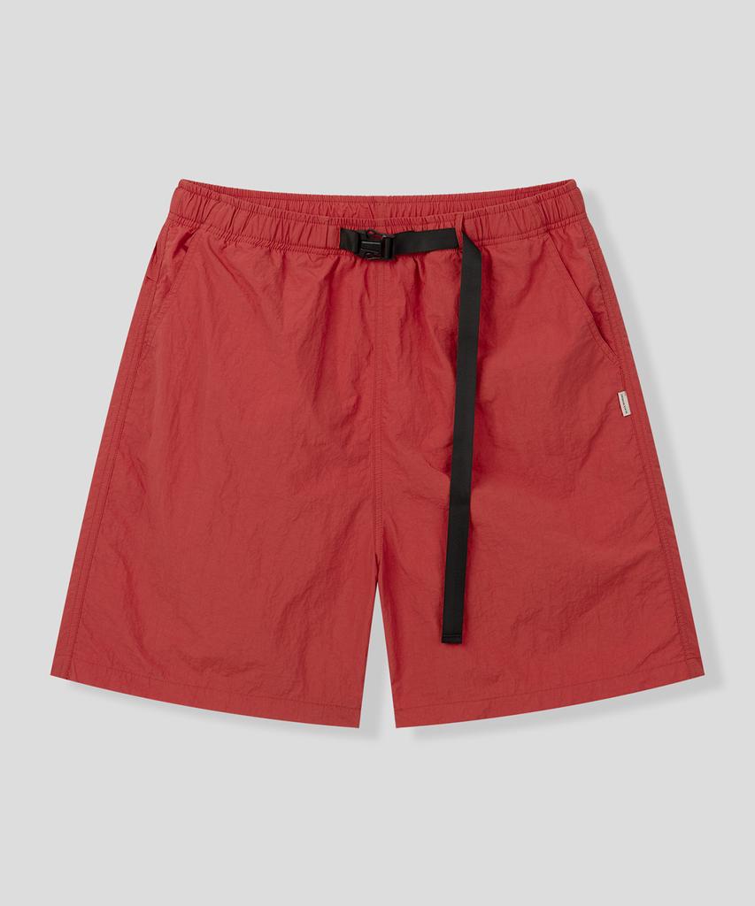 BLACK MOMENT Pure Shorts Classic Ultra-Light Nylon Wide Elastic Shorts [Red]