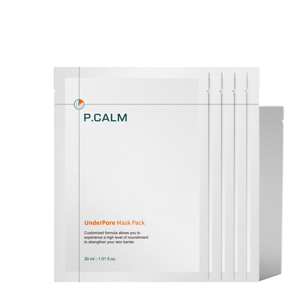 Pecam [triple Gauze Adhesion Care] Pecam Underpore Mask Pack 5 Sheets