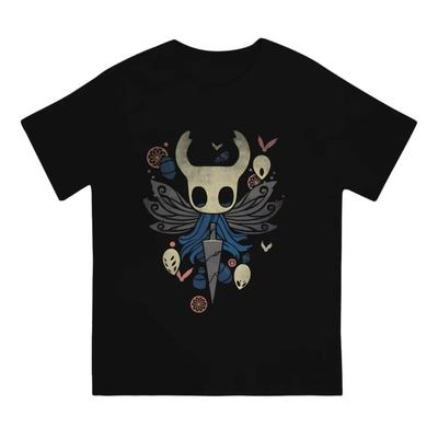 De Ridder T-shirts voor Mannen Hollow Knight Games Comfortabele Ademende en Zachte Katoenen T-shirts O-hals Korte Mouw T-shirts