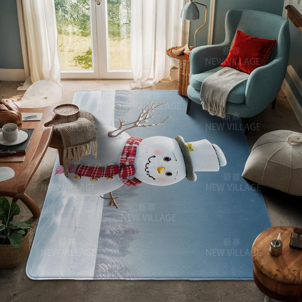 Koberec ke vchodu do domu Rohožka ke dveřím do domu Obývací pokoj Vana Koupelna Protiskluzové koberce s absorpcí vody vana Veselé Vánoce zima