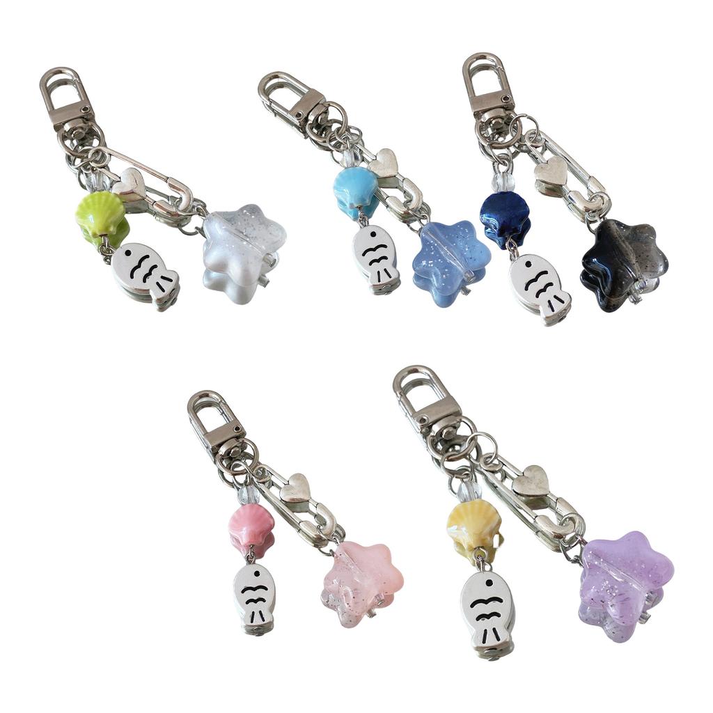 Summer Essential Phone Chain With Starfish And Shell Elements Phone Decoration Perfect For Fashionable Young Ladies