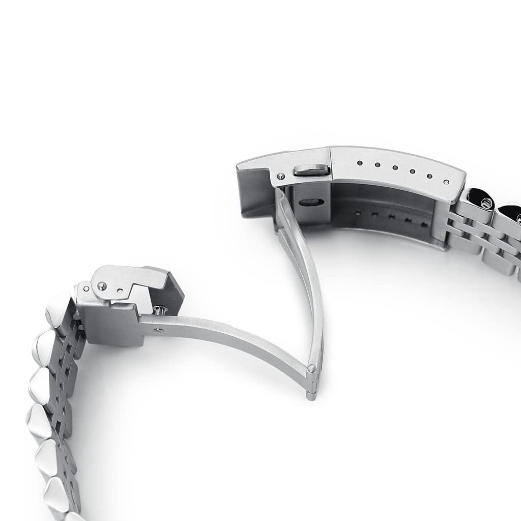 22mm Metal Watch Band Jubilee Bracelet for Seiko 5 Sports SBSA001 and Others