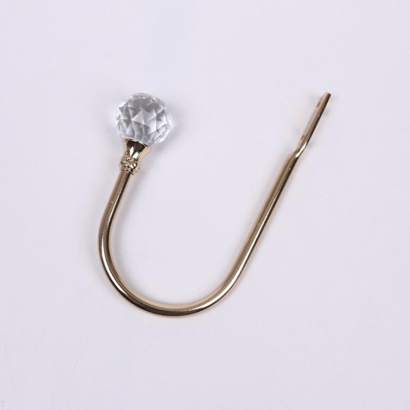 

2 шт. Металлические серебристо-золотистые крючки-держатели для задников стен с кристаллами золотой