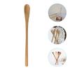 10 Pcs Bamboo Spoon Long Handle Mixing Milk Reusable Coffee Stirring Dessert Small Salt