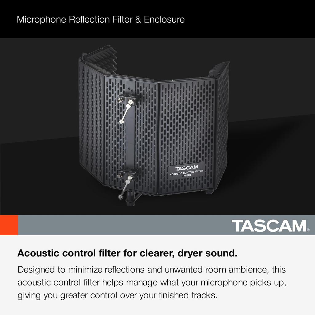 TASCAM TM-AR1 Reflection Filter Microphone Shield