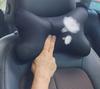 Car Headrest & Neck Support Memory Foam Pillows – Universal Fit, 4-Season Use, Pair of Cushions for Comfortable Car Interior.