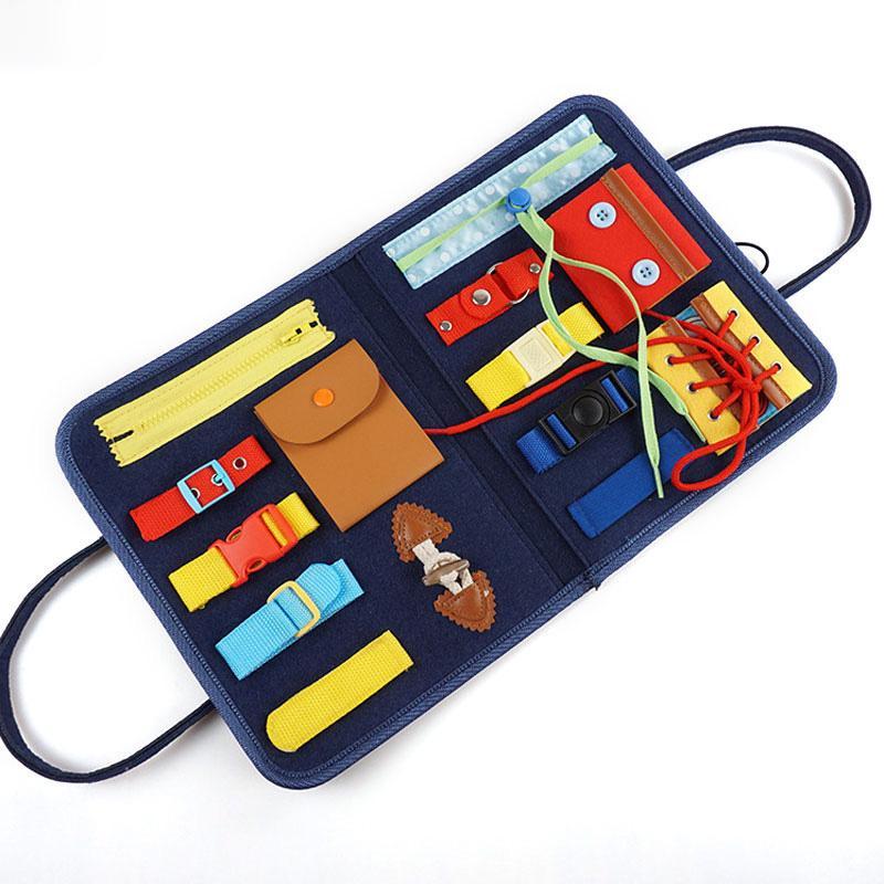Montessori Toys Early Educational Fine Motor Training Self-Care Ability Children Game Preschool Kids Toy For Girls Boys
