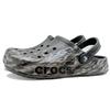 Crocs Bayaband Clog Geschenkbox Hesu Space Obsidian Camouflage EVA Graffiti Weich und Bequem Lochschuhe Unisex Schwarz