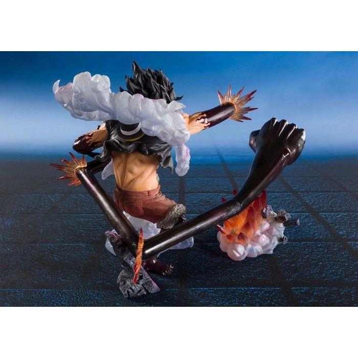Statuette - BANDAI TAMASHII NATIONS - Figuarts ZERO Extra Battle - Monkey D. Luffy (Gear 4 Snake Man) - 21 cm - Noir