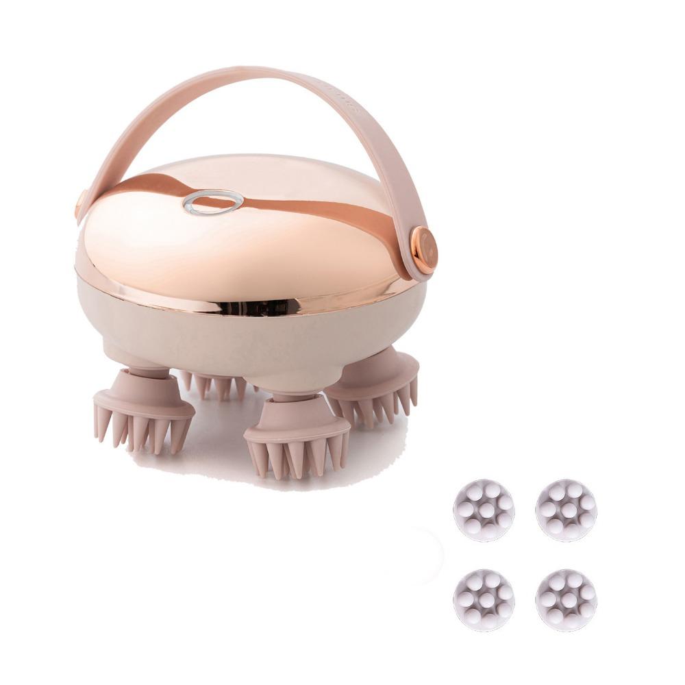 Waterproof Electric Head Massager Rechargeable Hair Scalp Massager Scalp Massager  Bathroom