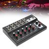 for US Plug Low Noise Stereo Line Mixer 2 Master Volume Knobs Dj Mixing Board  Bars
