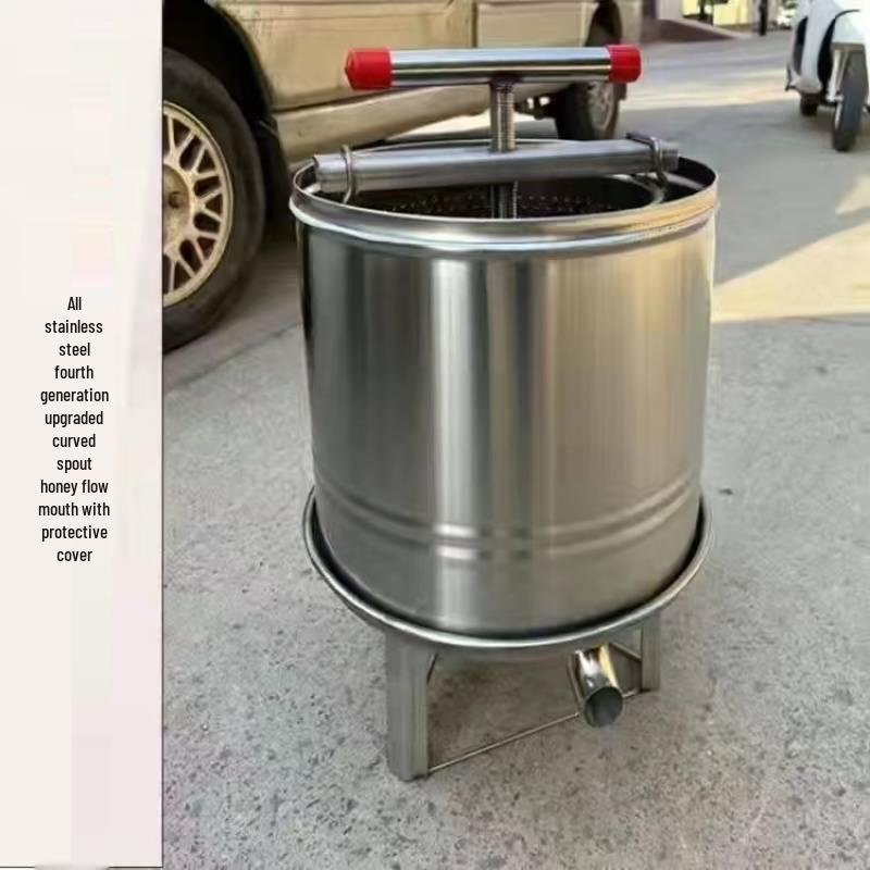 Stainless Steel Manual Honey Extractor & Juicer