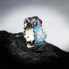 Enamel Ring Women, Ring Ring Hand Jewelry Creative Exotic Wind Oil Drop Glue Flower