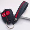 Key Fob Cover for Mitsubishi Outlander ASX Lancer Triton Pajero Eclipse Cross Grandis with Keychain Anti-Scratch Surface Shockproof Structure
