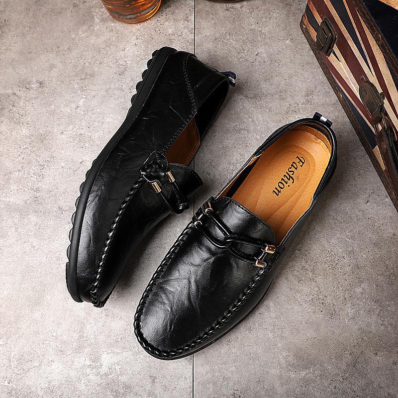 2025 men's shoes spring and summer Doudou shoes independent station 2025 Pinduoduo men's leather shoes men's casual shoes