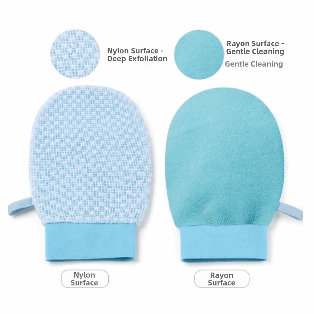 Massage Texture Dead Skin Scrub Gloves Deep Cleaning Body Exfoliating Mitt  Bathing
